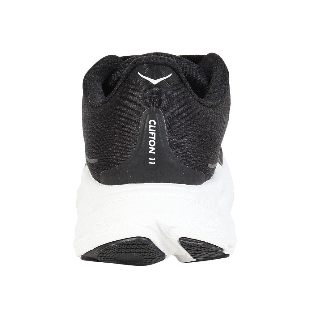 ホカ（HOKA）（レディース）ランニングシューズ ジョギングシューズ クリフトン 11 ワイド ブラック ホワイト 1177539-BWHT スポーツ シューズ トレーニング