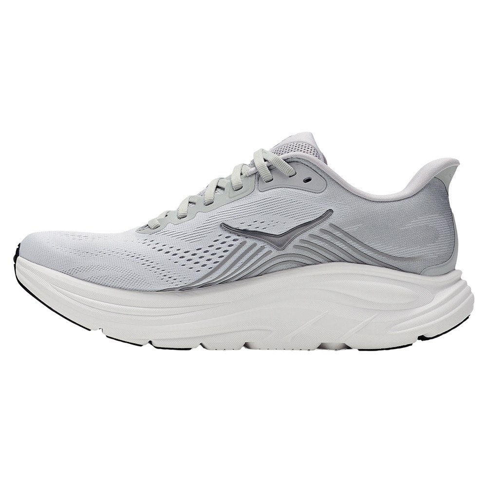 ホカ（HOKA）（レディース）ランニングシューズ ジョギングシューズ クリフトン 11 ワイド グレー 1177539-SDSTS