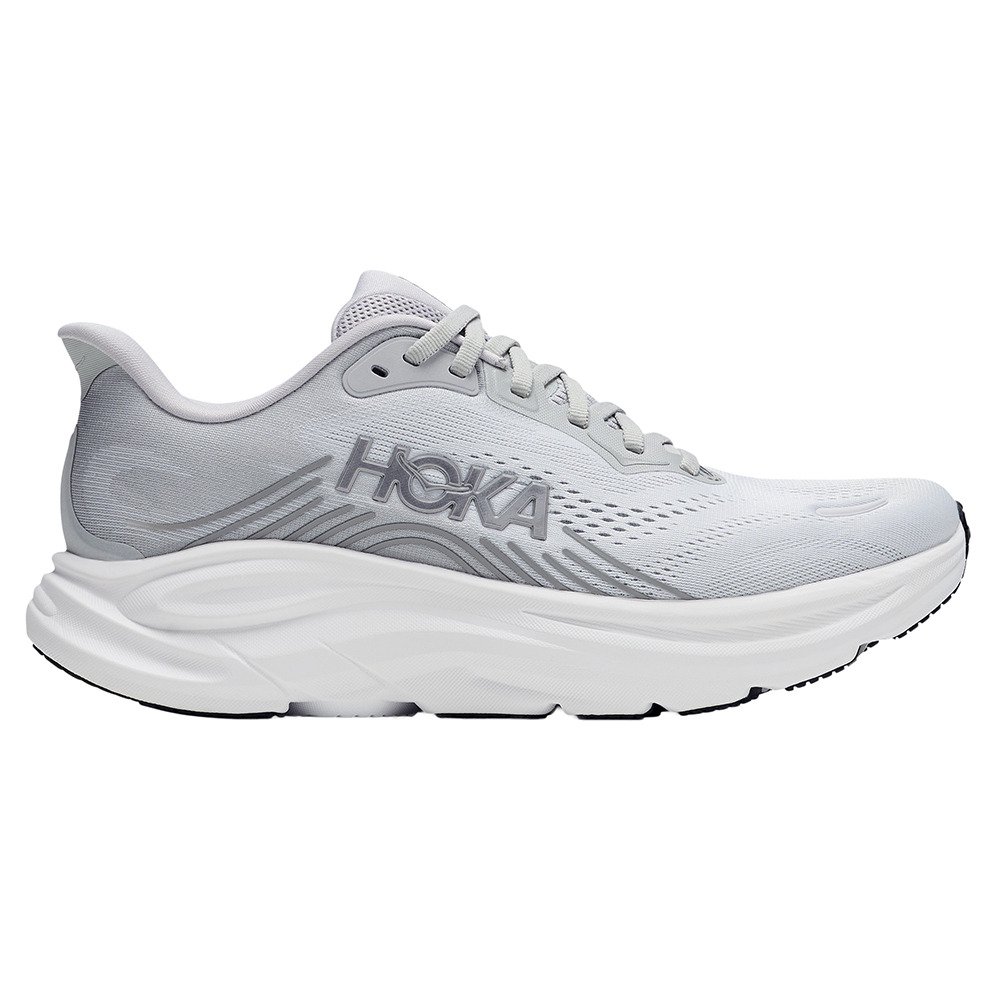 ホカ（HOKA）（レディース）ランニングシューズ ジョギングシューズ クリフトン 11 ワイド グレー 1177539-SDSTS
