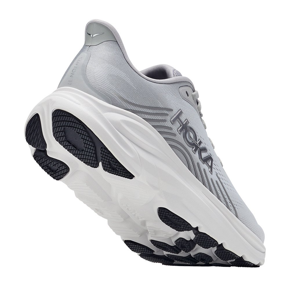 ホカ（HOKA）（レディース）ランニングシューズ ジョギングシューズ クリフトン 11 ワイド グレー 1177539-SDSTS
