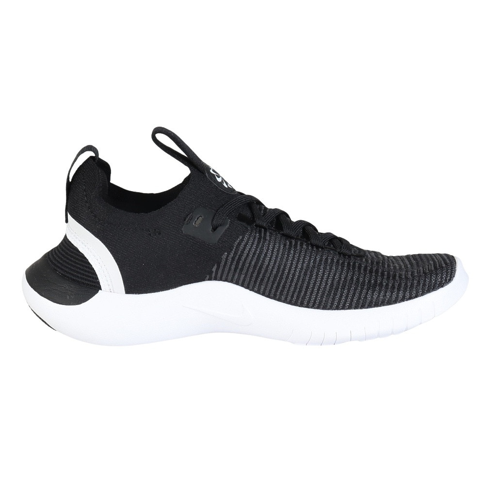 ナイキ（NIKE）（レディース）ランニングシューズ フリー ラン フライニット NN ブラック ホワイト DX6482-002 スニーカー ジョギング 軽量 柔軟性