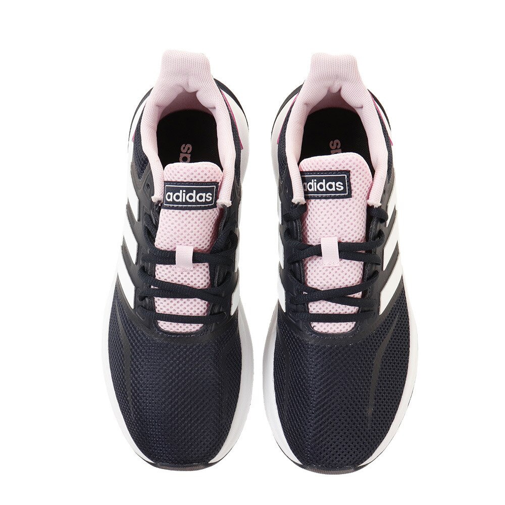アディダス（adidas）（レディース）ランニングシューズ ファルコンラン ネイビー ホワイト EF0152 スニーカー ジョギング FALCONRUN 軽量 
