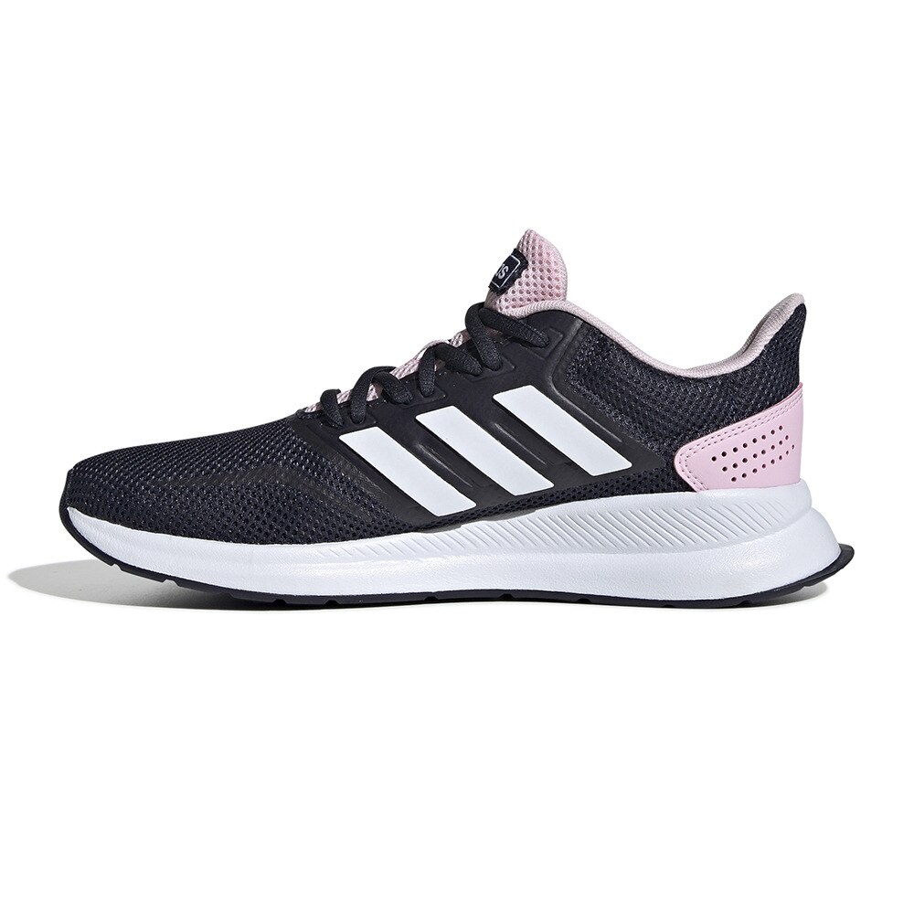 アディダス（adidas）（レディース）ランニングシューズ ファルコンラン ネイビー ホワイト EF0152 スニーカー ジョギング FALCONRUN 軽量 