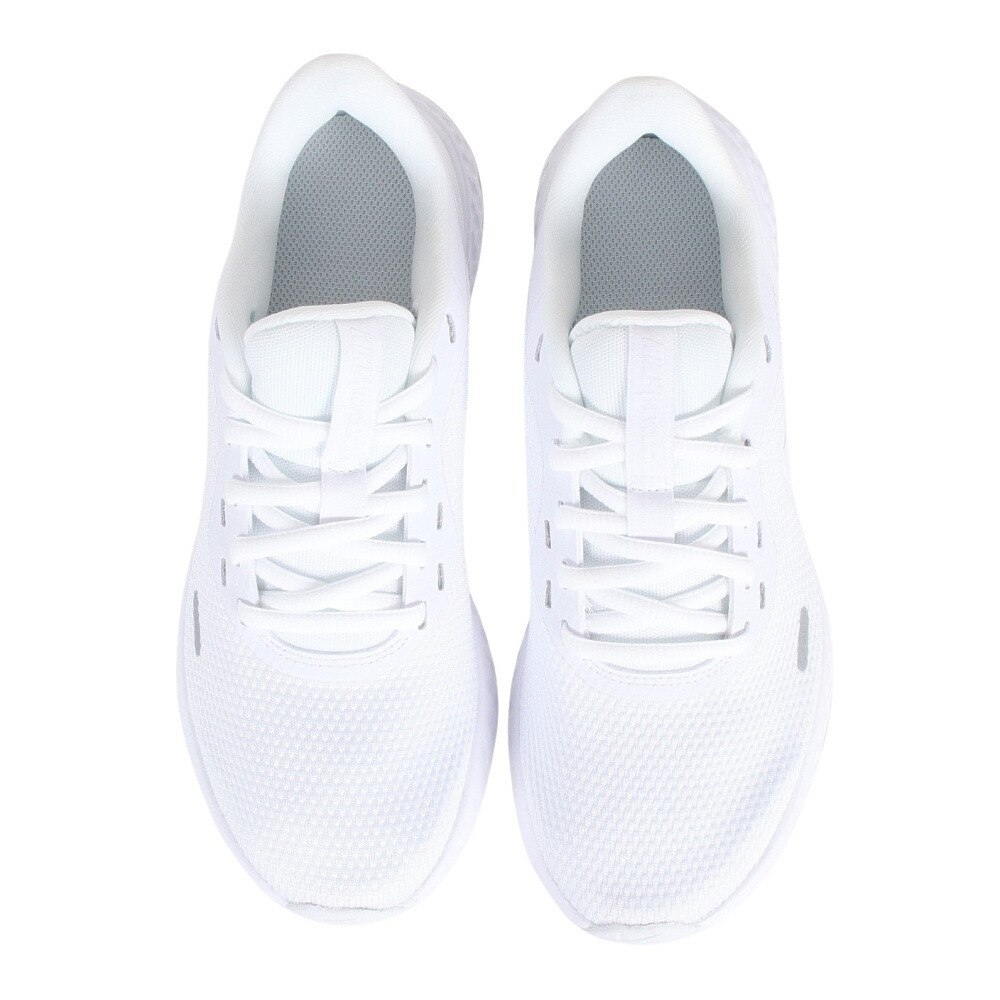 ナイキ（NIKE）（レディース）スポーツシューズ レボリューション 5 BQ3207-104SP20 白 ランニング マラソン