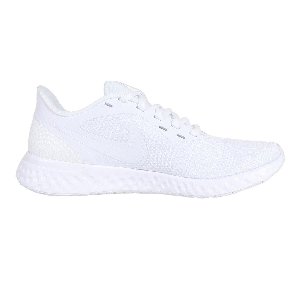ナイキ（NIKE）（レディース）スポーツシューズ レボリューション 5 BQ3207-104SP20 白 ランニング マラソン