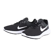 ナイキ（NIKE）（レディース）レボリューション 6 NN ワイド ブラック ホワイト 黒 白 DC9001-003 ランニングシューズ 運動靴 スポーツ スニーカー ジョギング