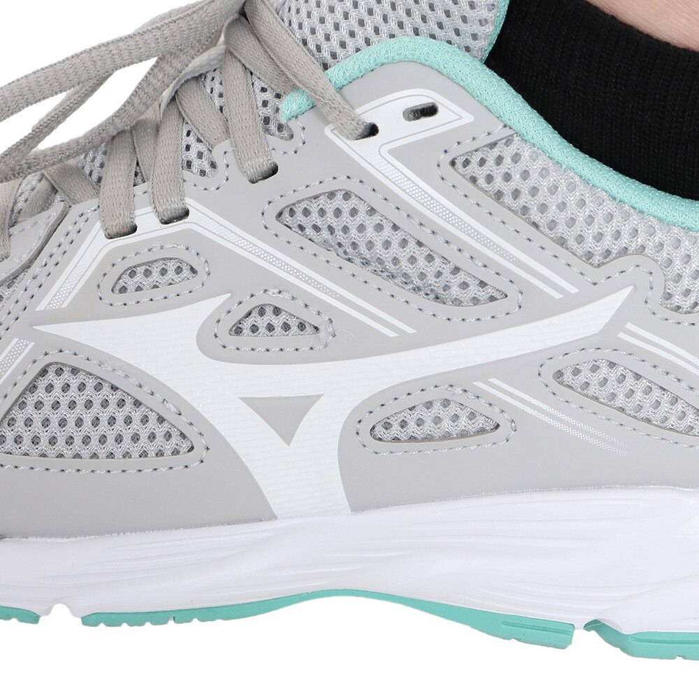 ミズノ（MIZUNO）（レディース）ランニングシューズ マキシマイザー25 グレー ホワイト K1GA230122 スニーカー ジョギング スポーツシューズ