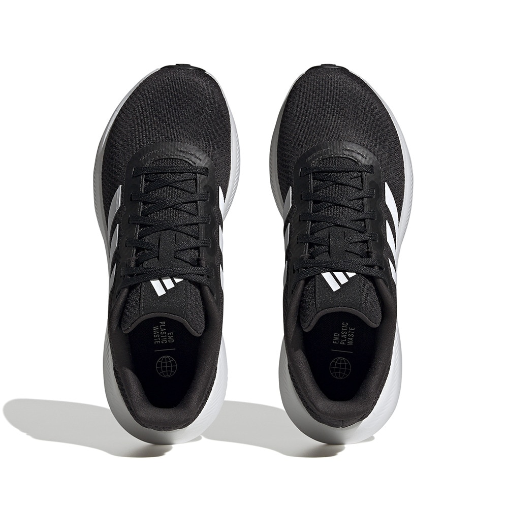 アディダス（adidas）（レディース）ランニングシューズ ランファルコン 3 ブラック HP7556 スニーカー トレーニング ランニング ウォーキング 安定性