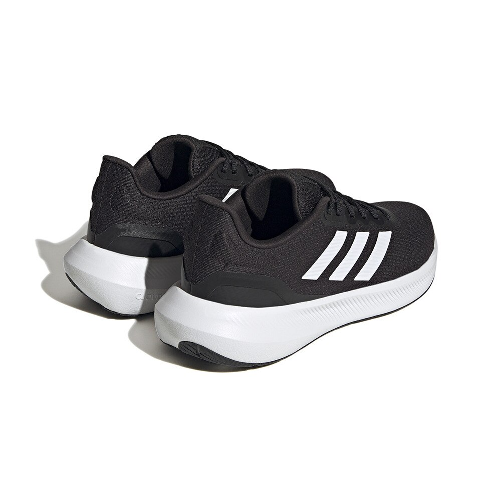 アディダス（adidas）（レディース）ランニングシューズ ランファルコン 3 ブラック HP7556 スニーカー トレーニング ランニング ウォーキング 安定性