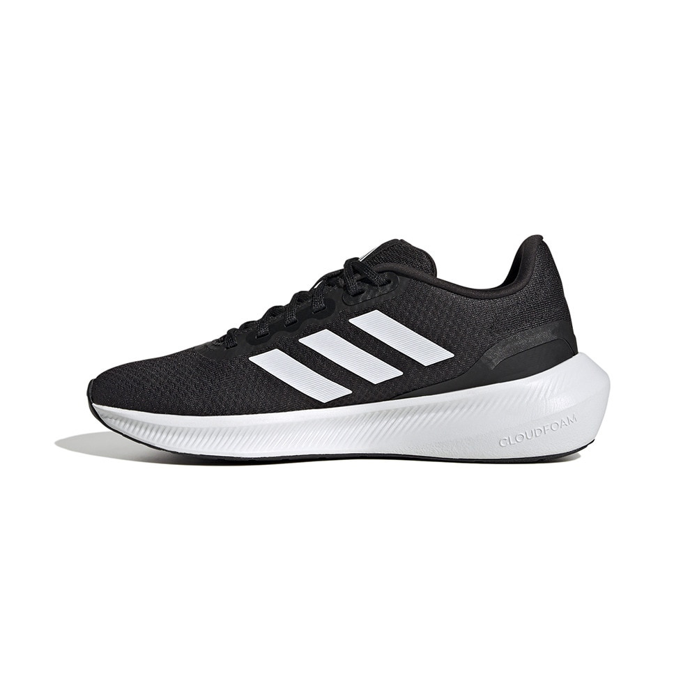 アディダス（adidas）（レディース）ランニングシューズ ランファルコン 3 ブラック HP7556 スニーカー トレーニング ランニング ウォーキング 安定性