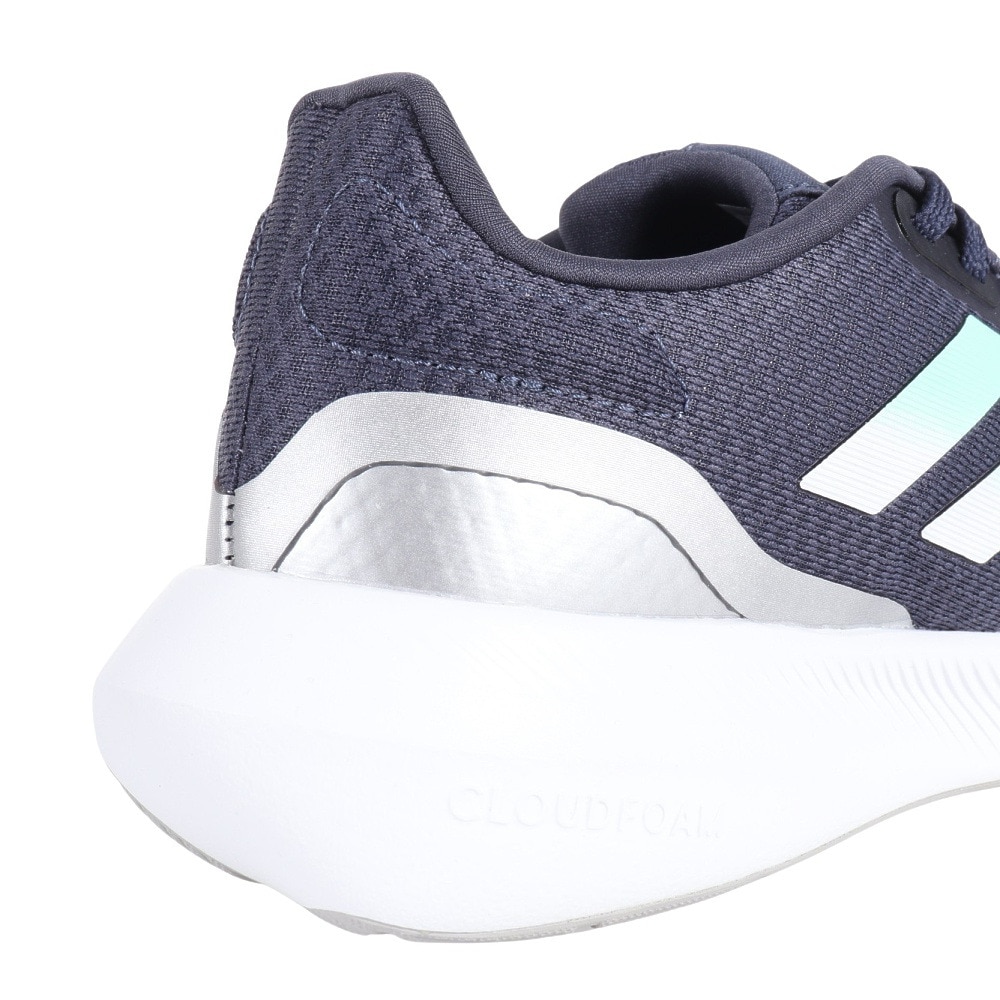アディダス（adidas）（レディース）ランニング シューズ ランファルコン 3 ブラック HP7562 スニーカー スポーツ トレーニング ジョキング
