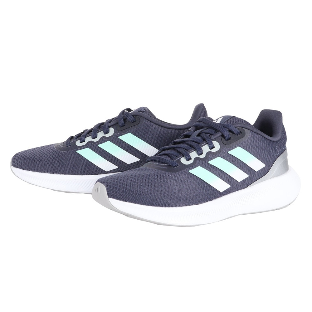 アディダス（adidas）（レディース）ランニング シューズ ランファルコン 3 ブラック HP7562 スニーカー スポーツ トレーニング ジョキング