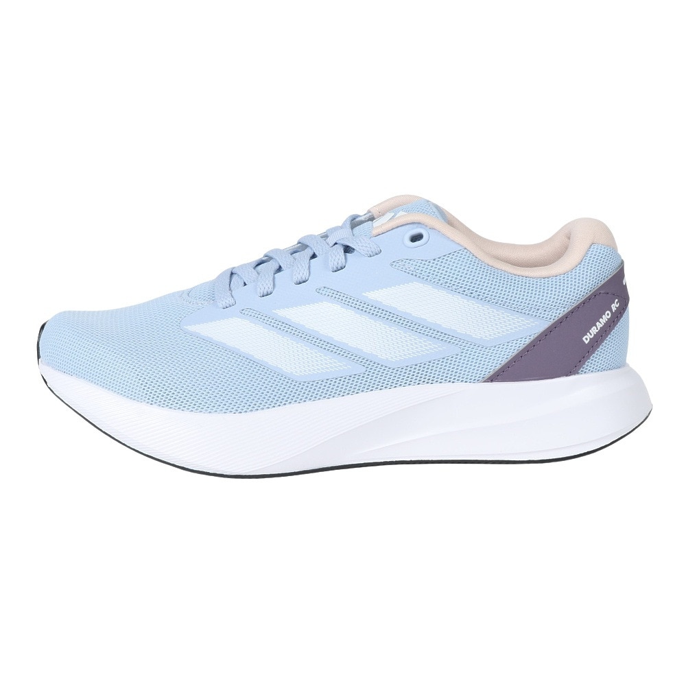 アディダス（adidas）（レディース）スポーツ シューズ デュラモRC W ライラック ID2706 スニーカー ランニング トレーニング 軽量 部活 通学 運動 リサイクル