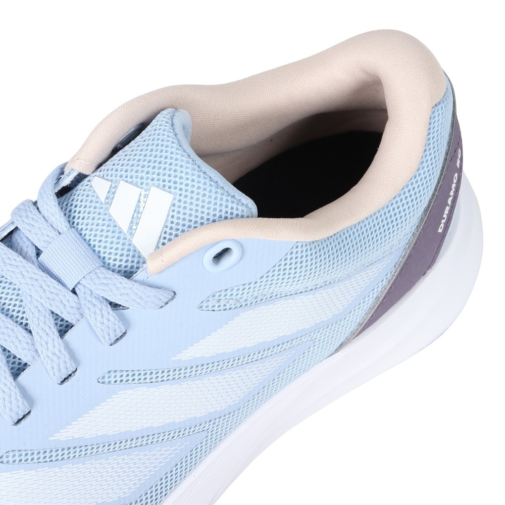アディダス（adidas）（レディース）スポーツ シューズ デュラモRC W ライラック ID2706 スニーカー ランニング トレーニング 軽量 部活 通学 運動 リサイクル