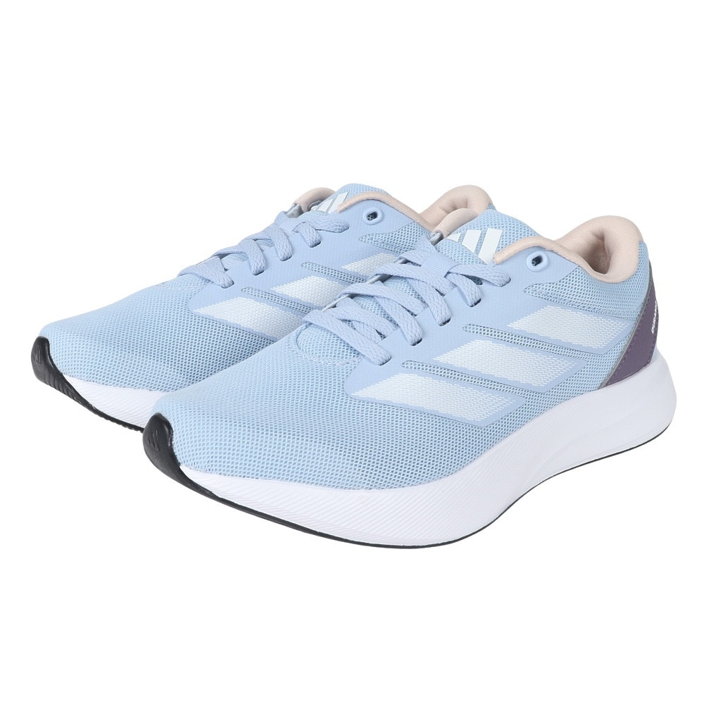 アディダス（adidas）（レディース）スポーツ シューズ デュラモRC W ライラック ID2706 スニーカー ランニング トレーニング 軽量 部活 通学 運動 リサイクル