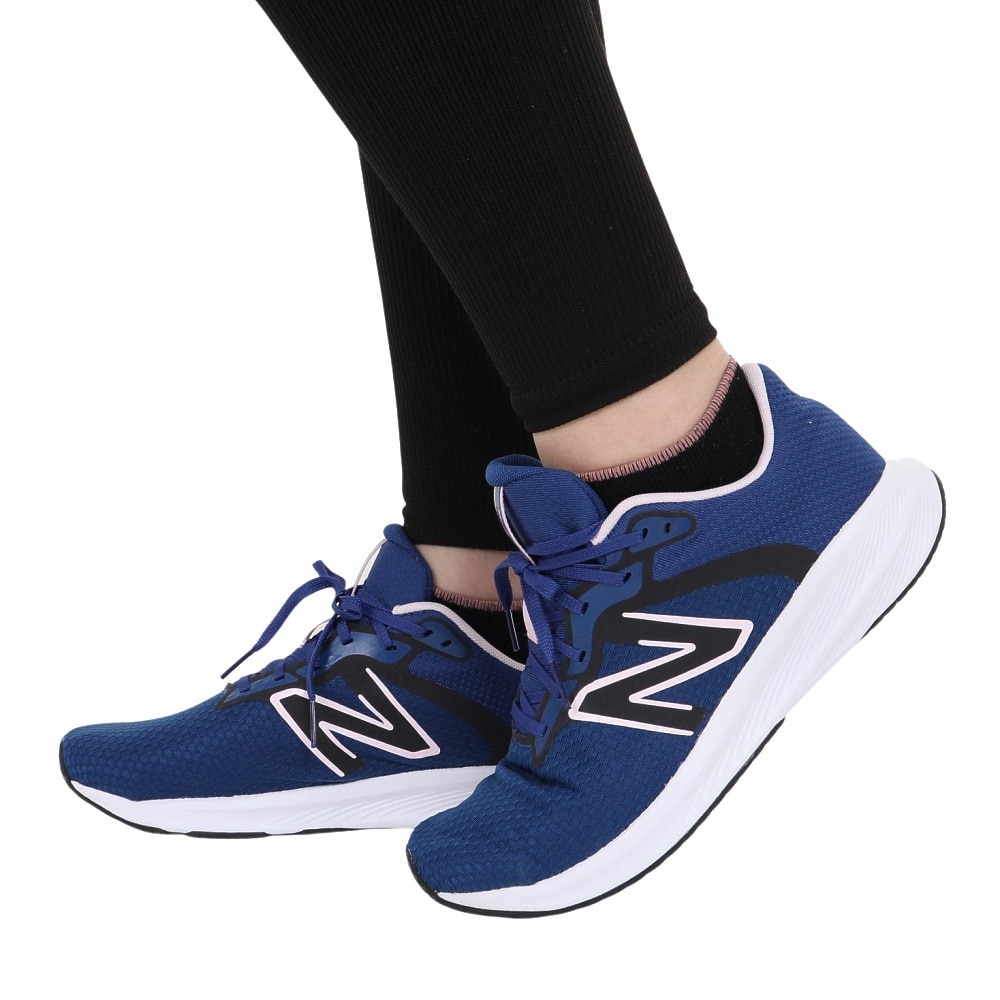 ニューバランス（new balance）（レディース）ランニングシューズ 413 v2 ネイビー W413CP2D スニーカー スポーツ シューズ ジョギング クッション性 軽量