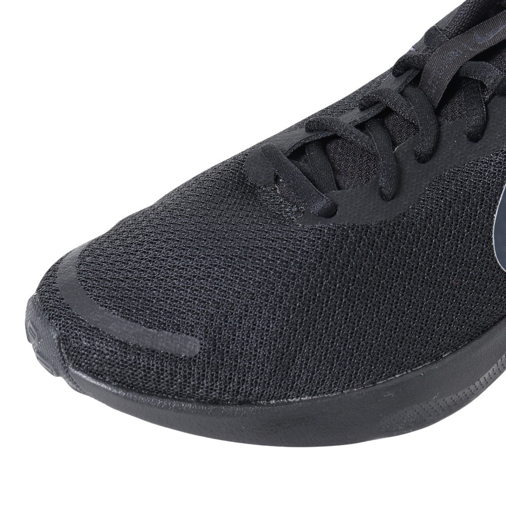 ナイキ（NIKE）（レディース）スポーツ シューズ レボリューション7 ブラック FB2208-002 スニーカー ランニングシューズ クッション性 学校 部活 登校 通学