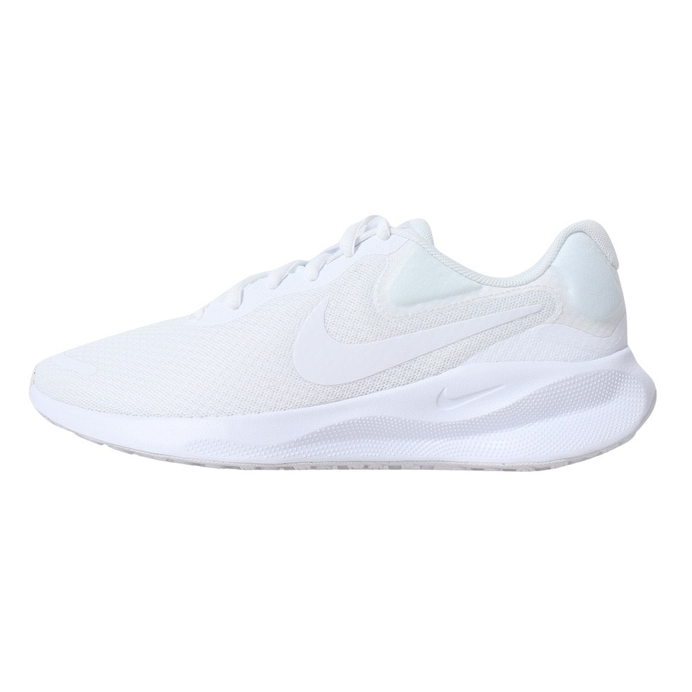 ナイキ（NIKE）（レディース）スポーツ シューズ レボリューション7 ホワイト FB2208-100 スニーカー ランニング クッション性 学校 部活 登校 通学 運動