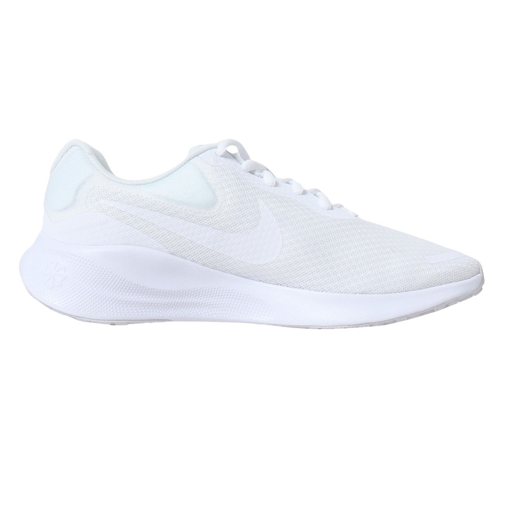 ナイキ（NIKE）（レディース）スポーツ シューズ レボリューション7 ホワイト FB2208-100 スニーカー ランニング クッション性 学校 部活 登校 通学 運動