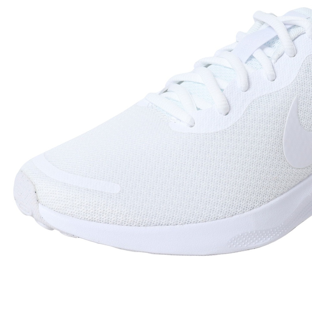 ナイキ（NIKE）（レディース）スポーツ シューズ レボリューション7 ホワイト FB2208-100 スニーカー ランニング クッション性 学校 部活 登校 通学 運動