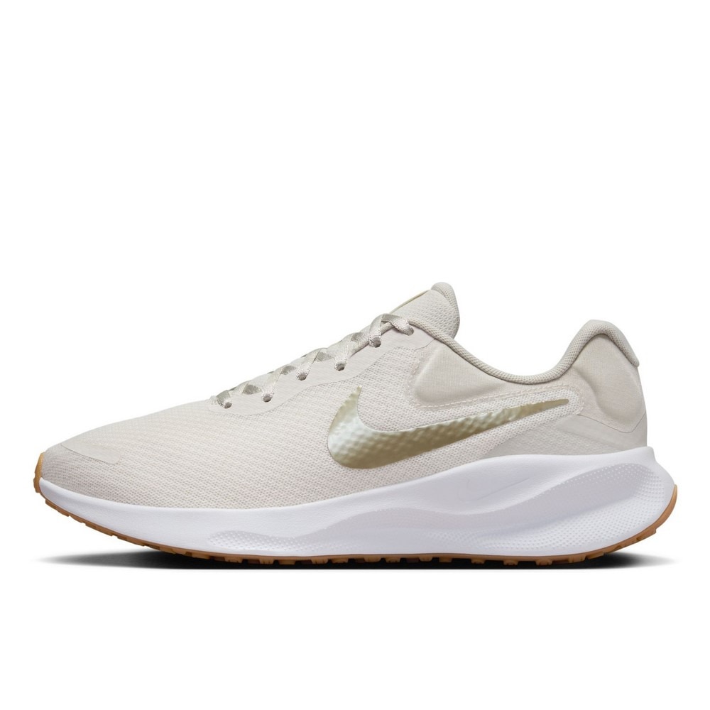 ナイキ（NIKE）（レディース）スポーツ シューズ レボリューション7 オフホワイト FB2208-010 スニーカー ランニング クッション性 学校 部活 登校 通学 運動