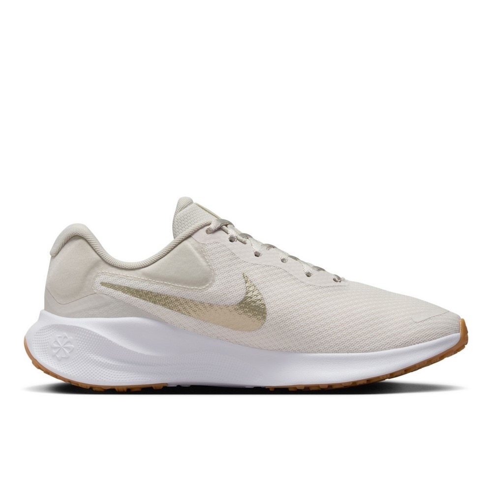 ナイキ（NIKE）（レディース）スポーツ シューズ レボリューション7 オフホワイト FB2208-010 スニーカー ランニング クッション性 学校 部活 登校 通学 運動