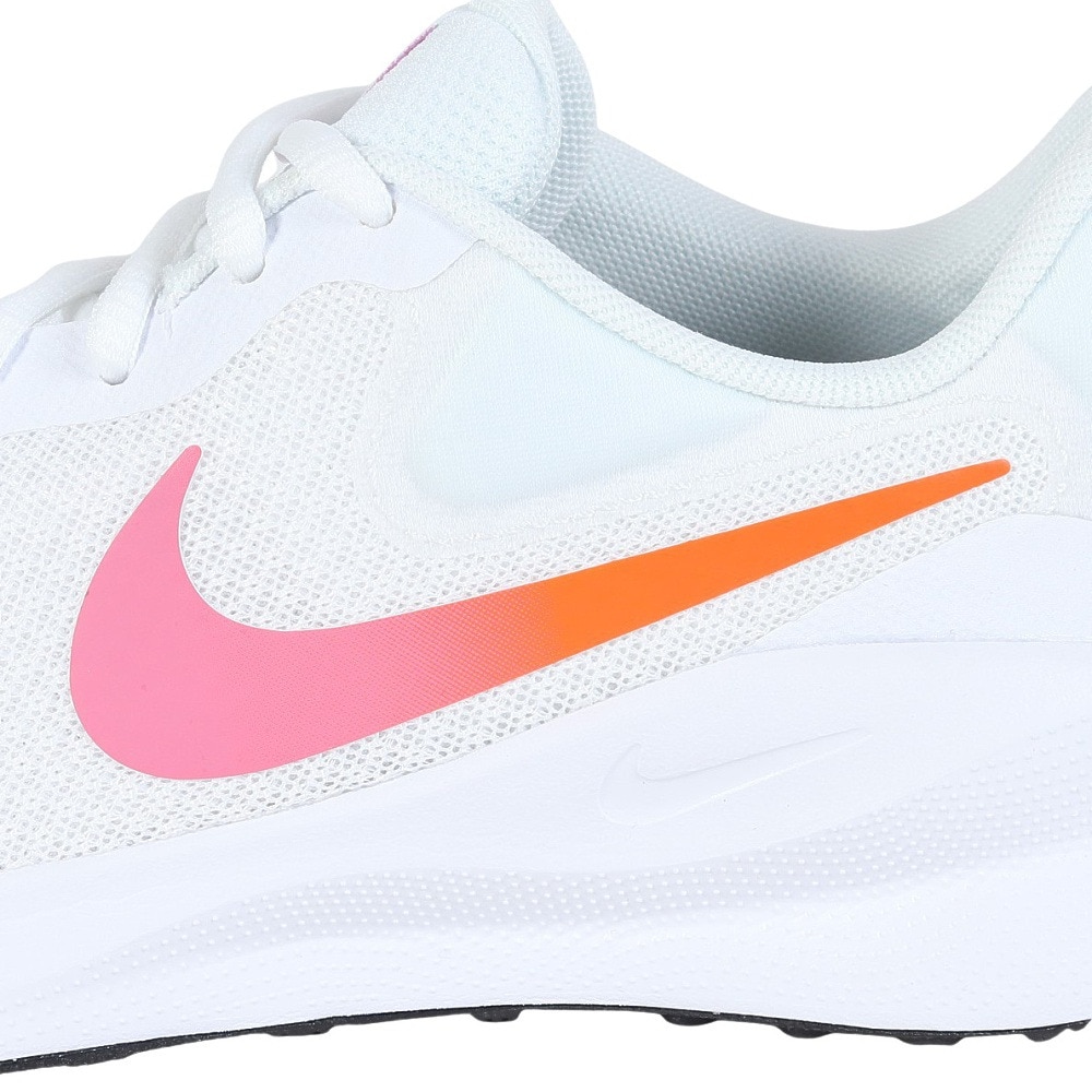 ナイキ（NIKE）（レディース）スポーツシューズ レボリューション 7 ホワイト FB2208-104 スニーカー ランニングシューズ