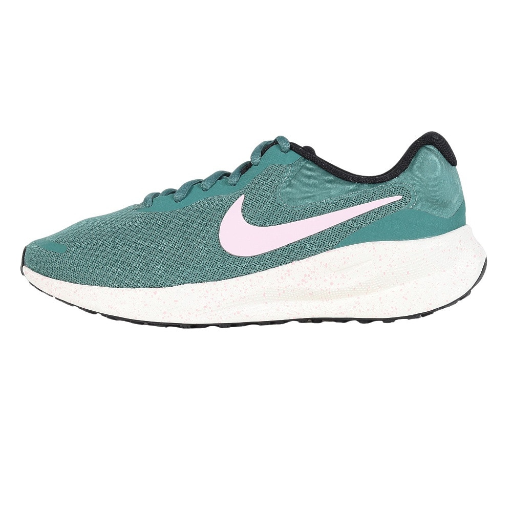 ナイキ（NIKE）（レディース）スポーツシューズ レボリューション 7 グリーン FB2208-301 スニーカー ランニングシューズ 靴
