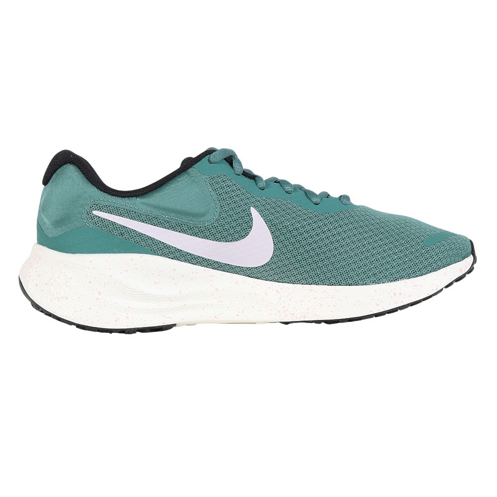 ナイキ（NIKE）（レディース）スポーツシューズ レボリューション 7 グリーン FB2208-301 スニーカー ランニングシューズ 靴