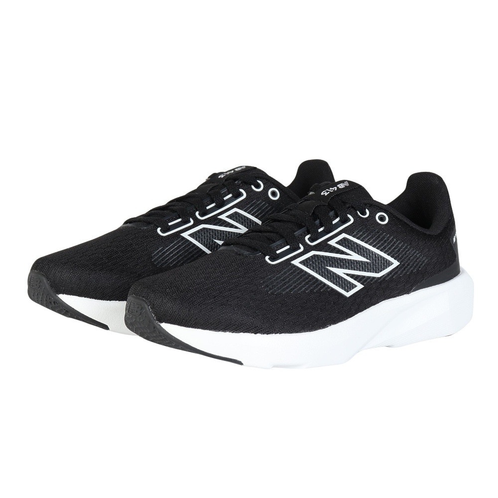 ニューバランス（new balance）（レディース）スポーツシューズ 413 v3 ブラック ホワイト W413LK3D スニーカー ランニングシューズ 靴