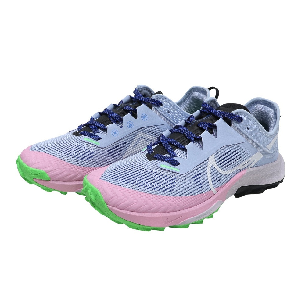 ナイキ（NIKE）（レディース）ランニングシューズ レディース 青 エア ズーム テラ カイガー 8 マリン ブルー DH0654-500 スニーカー