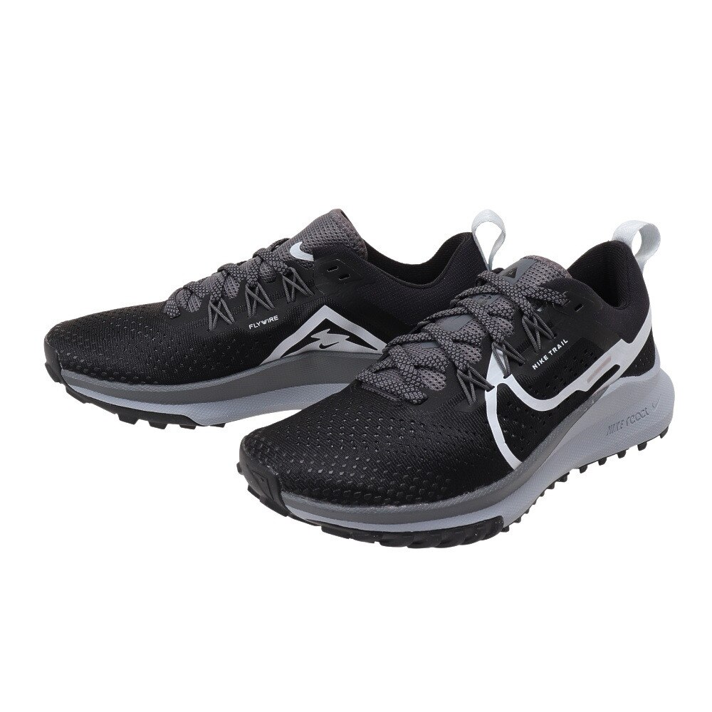 ナイキ（NIKE）（レディース）リアクト ペガサス トレイル 4 ブラック 