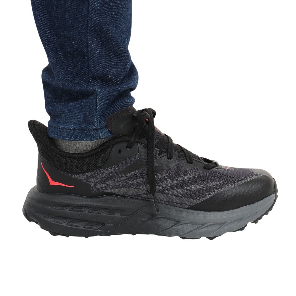 ホカ（HOKA）（レディース）ランニングシューズ スピードゴート 5 GTX レギュラー 1127913-BBLC スニーカー トレイラン 防水 雨天 雨 厚底 山登道