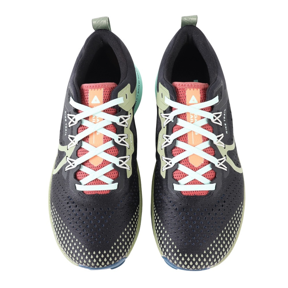 ナイキ（NIKE）（レディース）ランニングシューズ 黒 レディース リアクト ペガサス トレイル 4 ブラック DJ6159-004 シューズ トレランシューズ 運動靴
