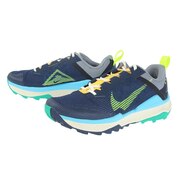 ナイキ（NIKE）（レディース）ランニングシューズ ワイルドホース 8 ネイビー DR2689-400 スニーカー トレイルラン トレーニング オフロード クッション  