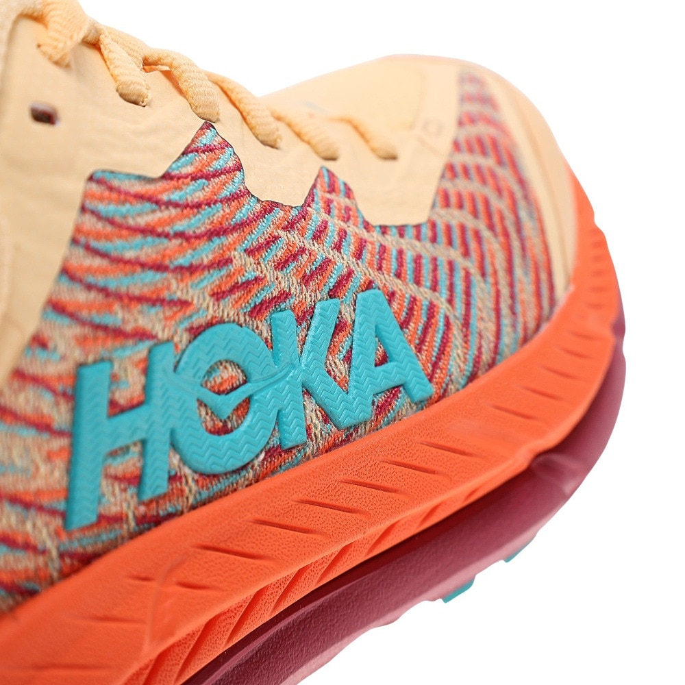 ホカ（HOKA）（レディース）ランニングシューズ マファテ スピード 4 レギュラー オレンジ 1131056-IFLM スニーカー トレイルラン トレーニング クッション