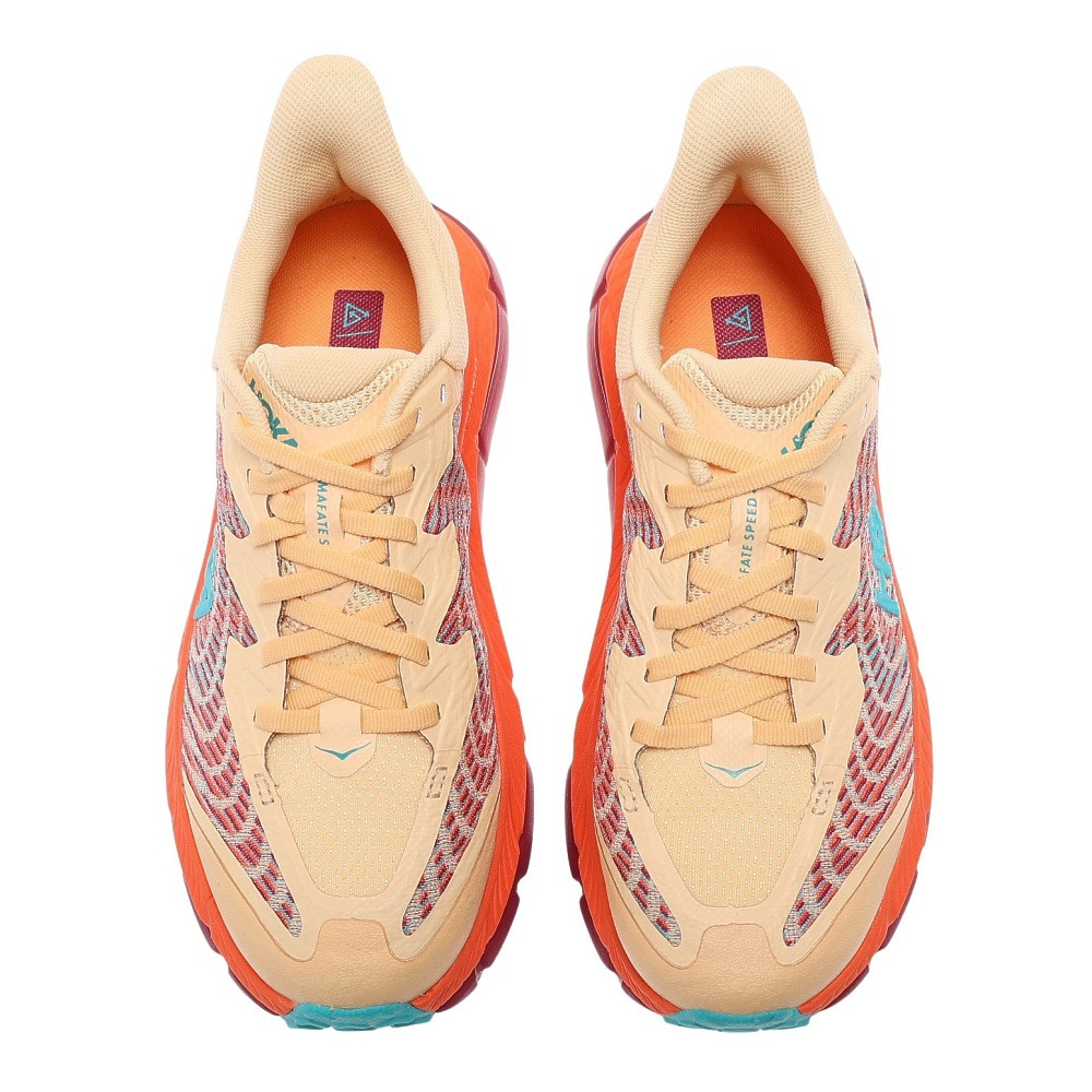 ホカ（HOKA）（レディース）ランニングシューズ マファテ スピード 4 レギュラー オレンジ 1131056-IFLM スニーカー トレイルラン トレーニング クッション