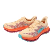 ホカ（HOKA）（レディース）ランニングシューズ マファテ スピード 4 オレンジ 1131056-IFLM スニーカー トレイルラン トレーニング クッション