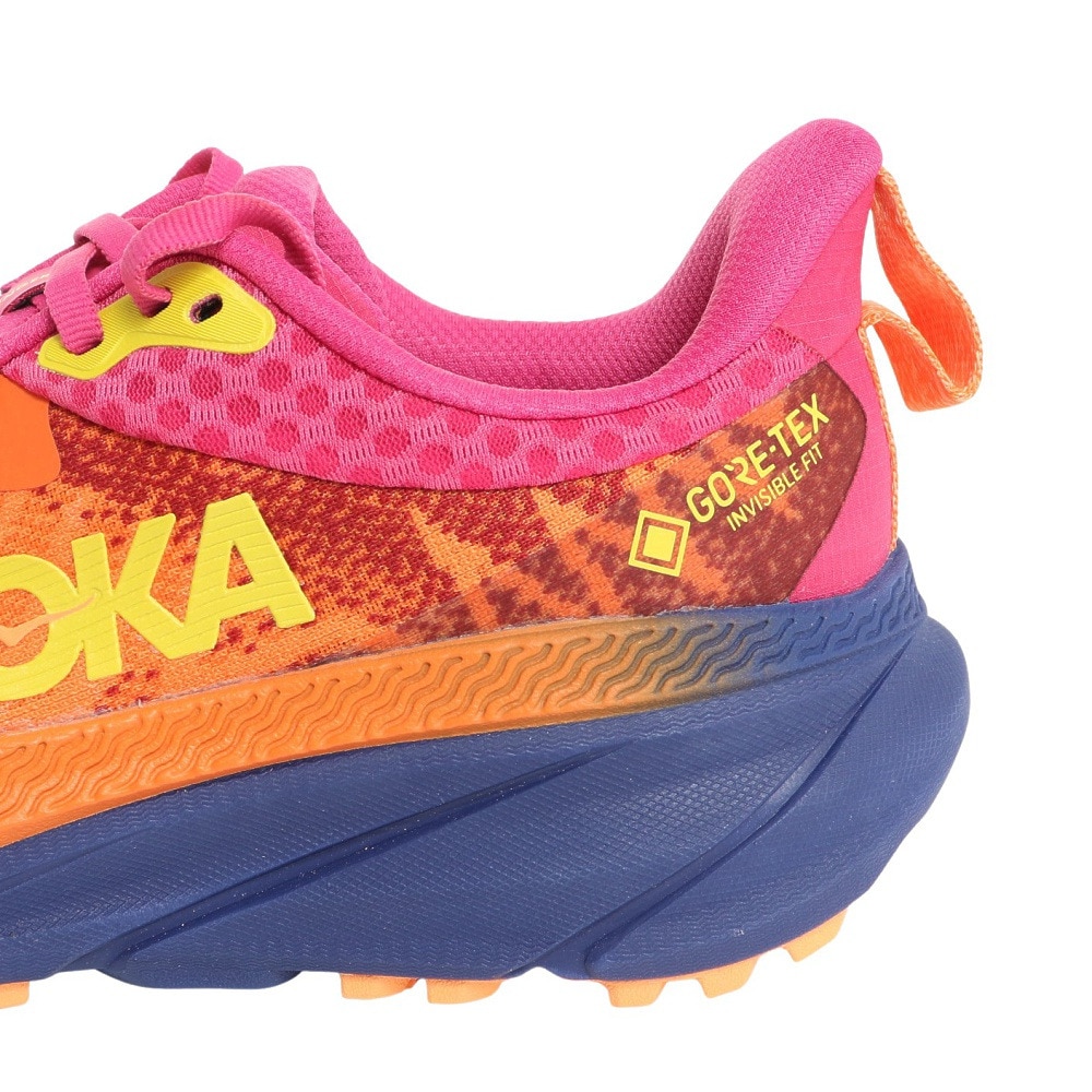 ホカ（HOKA）（レディース）ランニングシューズ チャレンジャー 7 レギュラー GTX オレンジ 1134502-VOPY スニーカー トレイル 防水 軽量 厚底 登山道