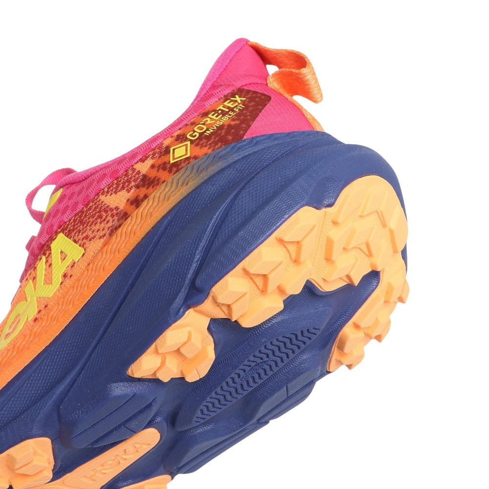 ホカ（HOKA）（レディース）ランニングシューズ チャレンジャー 7 レギュラー GTX オレンジ 1134502-VOPY スニーカー トレイル 防水 軽量 厚底 登山道