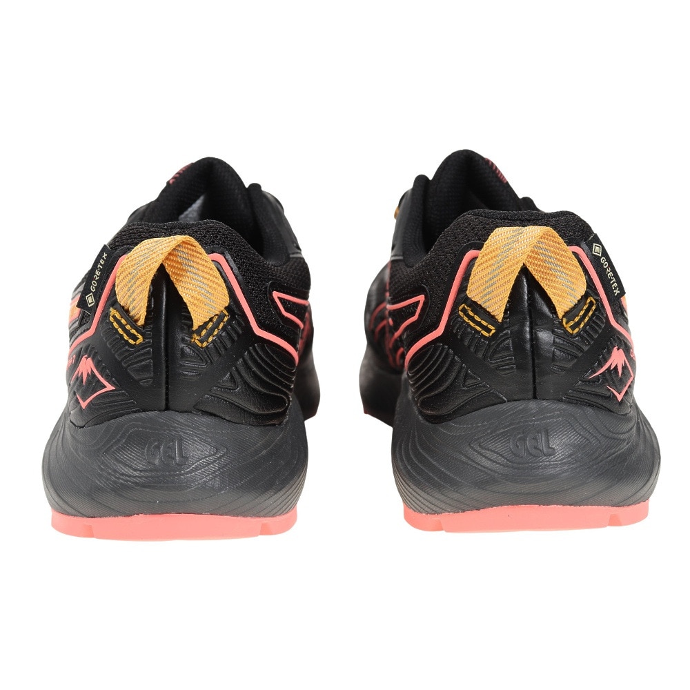 アシックス（ASICS）（レディース）ランニングシューズ ゲル ソノマ 7 GTX ブラック ピンク 1012B414.003 スニーカー トレイルラン クッション 防水