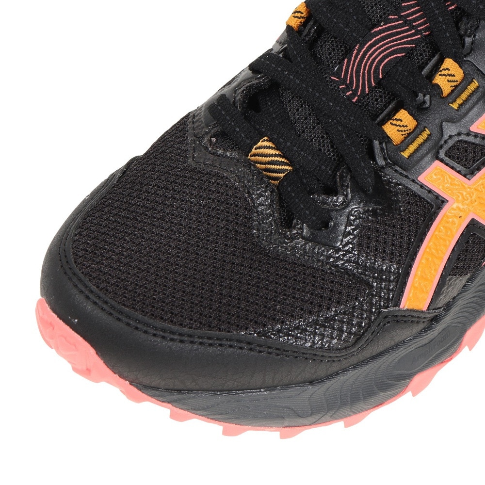 アシックス（ASICS）（レディース）ランニングシューズ ゲル ソノマ 7 GTX ブラック ピンク 1012B414.003 スニーカー トレイルラン クッション 防水