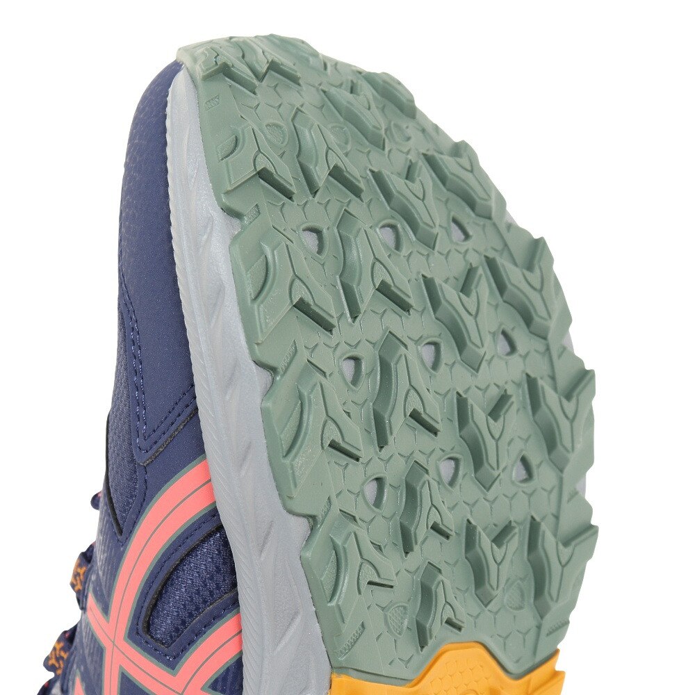 アシックス（ASICS）（レディース）ランニングシューズ ゲル ベンチャー 9 WIDE ネイビー 1012B314.400 スニーカー トレイルラン クッション 軽量