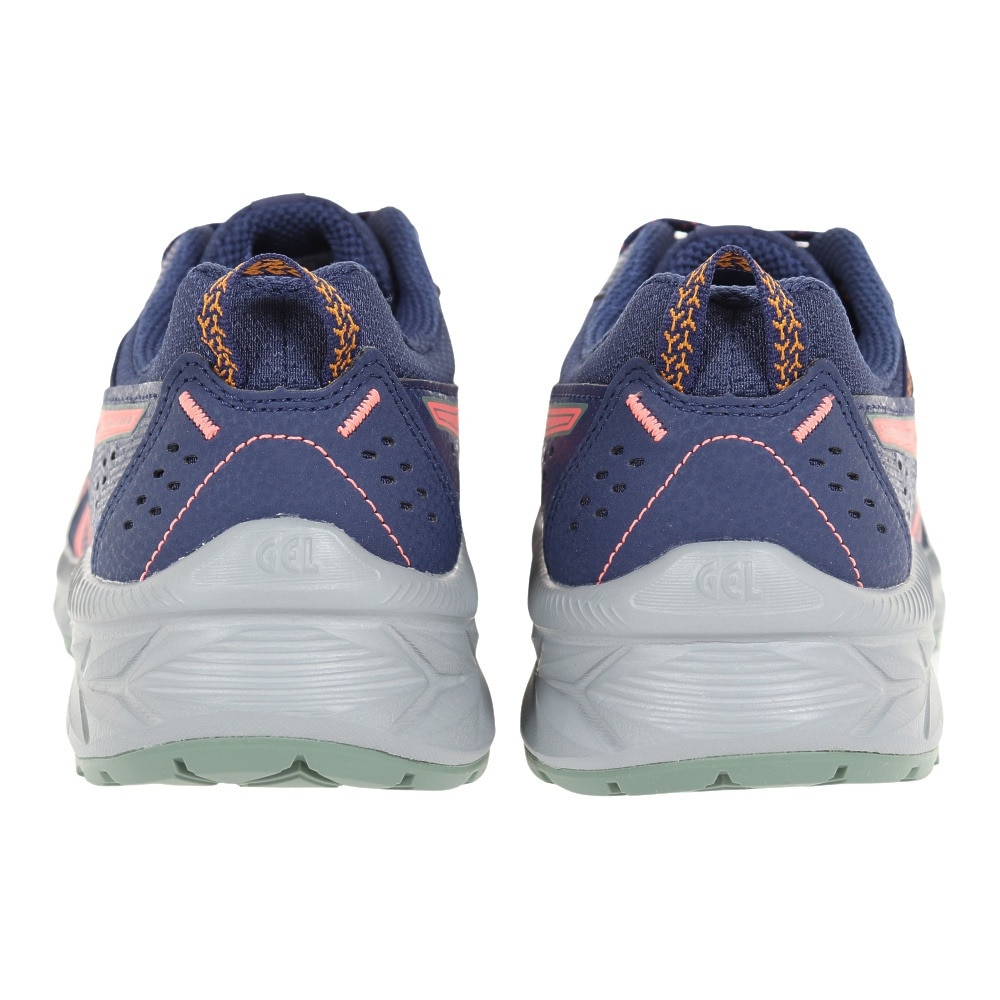 アシックス（ASICS）（レディース）ランニングシューズ ゲル ベンチャー 9 WIDE ネイビー 1012B314.400 スニーカー トレイルラン クッション 軽量