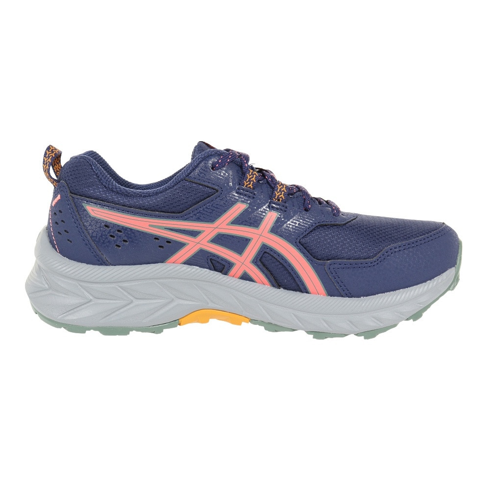 アシックス（ASICS）（レディース）ランニングシューズ ゲル ベンチャー 9 WIDE ネイビー 1012B314.400 スニーカー トレイルラン クッション 軽量
