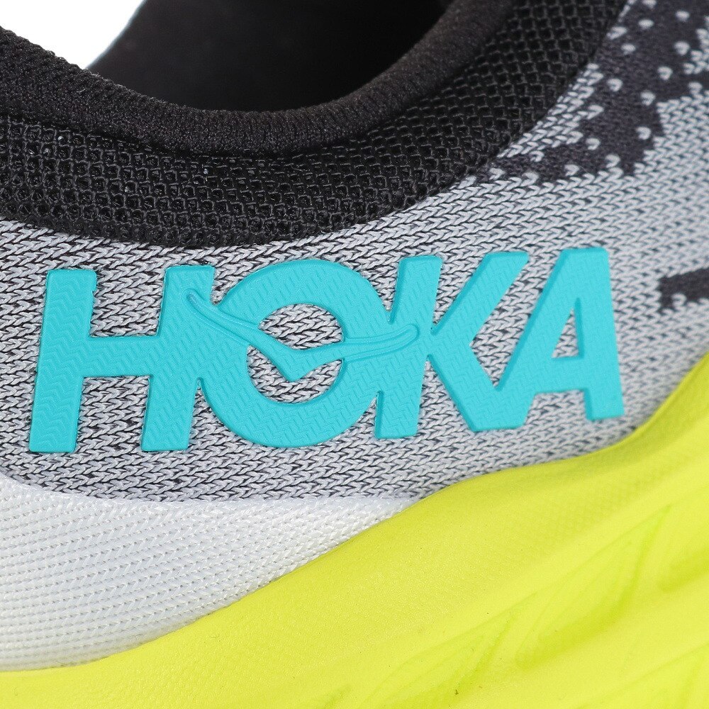 ホカ（HOKA）（レディース）ランニング シューズ スピードゴート5 レギュラー ブラック イエロー 1123158-BEPR スニーカー トレイル クッション性 軽量