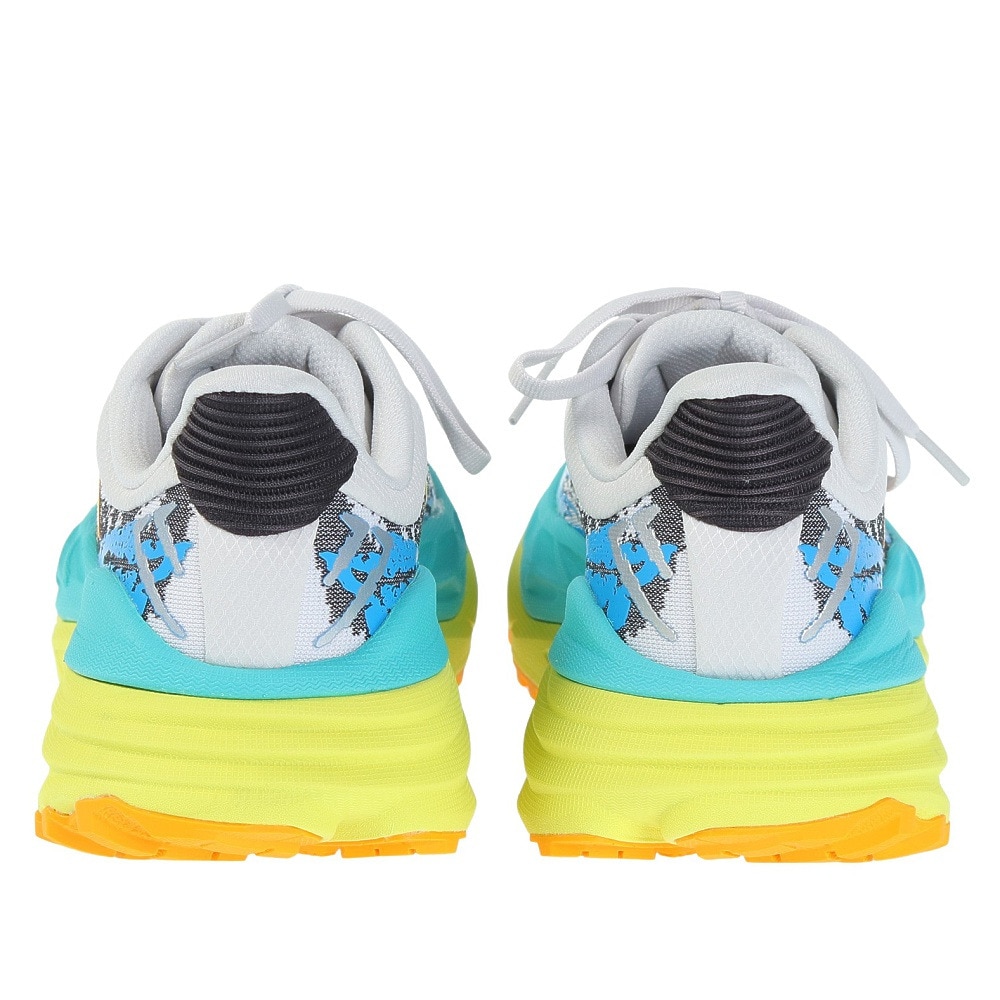 ホカ（HOKA）（レディース）ランニング シューズ スティンソン 7 レギュラー ホワイト イエロー 1141531-WEPR スニーカー トレイル オフロード 軽量 通気性