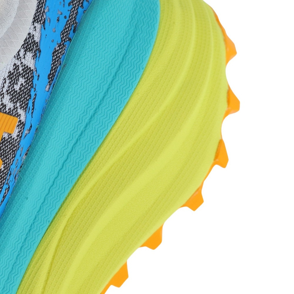 ホカ（HOKA）（レディース）ランニング シューズ スティンソン 7 レギュラー ホワイト イエロー 1141531-WEPR スニーカー トレイル オフロード 軽量 通気性