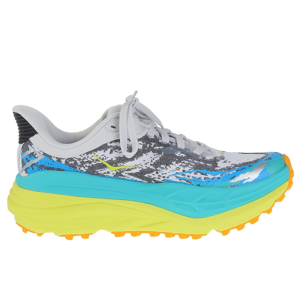 ホカ（HOKA）（レディース）ランニング シューズ スティンソン 7 レギュラー ホワイト イエロー 1141531-WEPR スニーカー トレイル オフロード 軽量 通気性