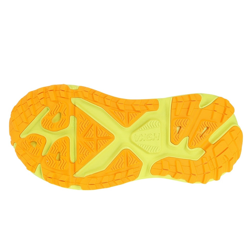 ホカ（HOKA）（レディース）ランニング シューズ スティンソン 7 レギュラー ホワイト イエロー 1141531-WEPR スニーカー トレイル オフロード 軽量 通気性
